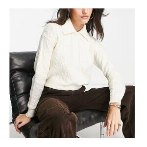 Free People Every Cloud Cable-Knit Sweater